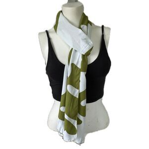 NWOT Unbranded Hawaiian Polynesian Indigenous Dye Geometric Lightweight Scarf